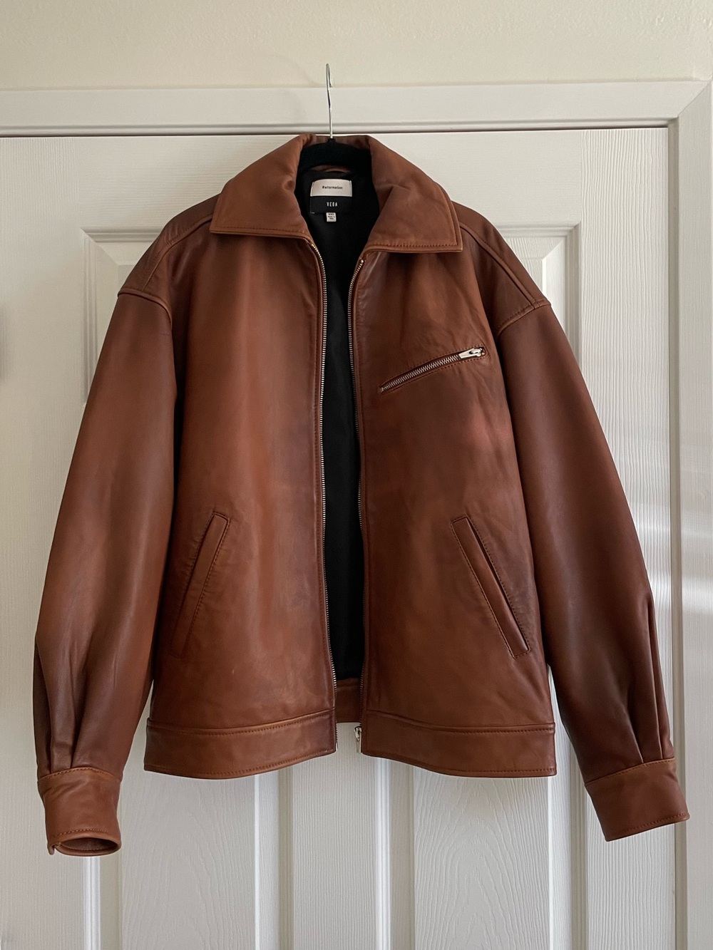 Reformation x VEDA Marco leather jacket